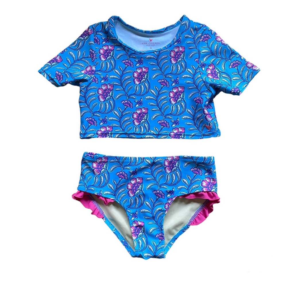 Pink Chicken Girls Bikini Swim Suit
